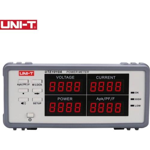 UNI-T UTE1010A True RMS Voltage Current Analyzer Digital Power Meter Electrical Parameter Tester Power Range 3000W 4 Displays