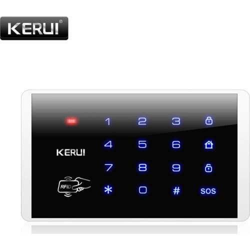 KERUI K16 433MHz Wireless RFID Touch Keyboard Keypad For G18 W18 W20 K52 PSTN GSM WIFI Home Security Alarm System