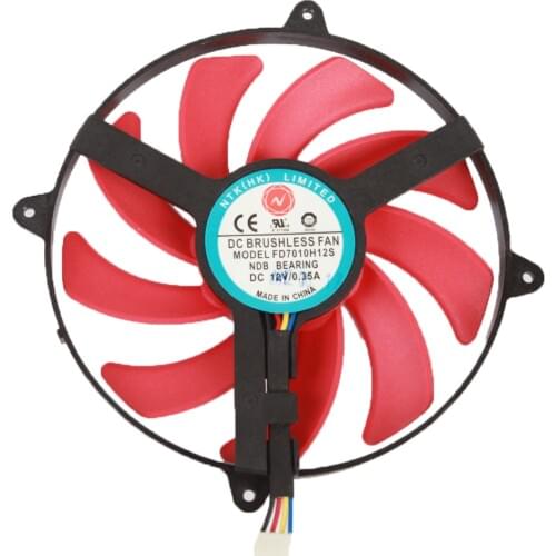 NTK FD7010H12S DC 12V 0.35A NDB Cooler Fan Replacement For ATi Radeon Gigabyte HD7990 HD 7990 Graphics Video Card Cooling Fans