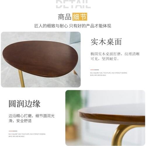 Furniture living room side table bedside table coffee table for living room The oval small side table