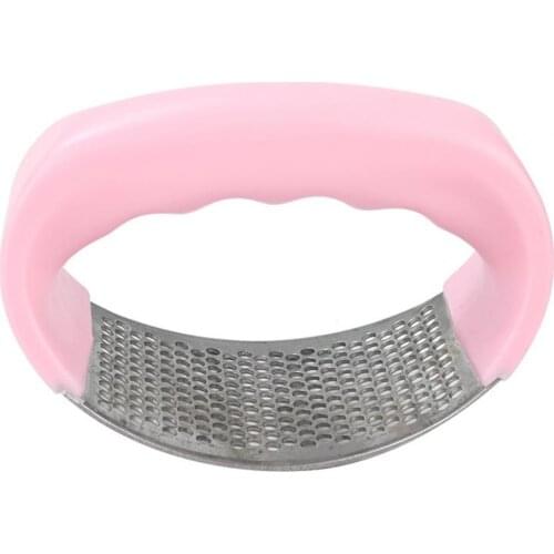 Garlic Press Food Grade Simple Operation Stainless Steel Garlic Press Rocker Daily Use Vegetable Tools