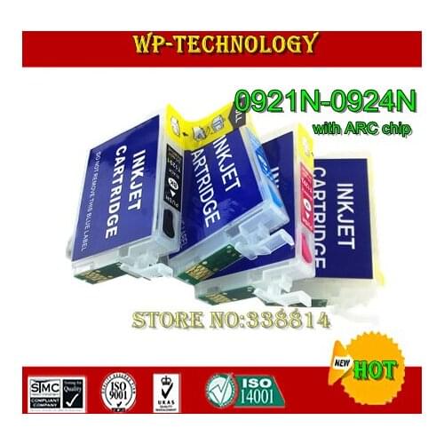 Empty Refill cartridge suit for T0921N T0922N T0923N T0924N,suit for Epson C91 CX4300 T26 TX106 TX109 T27 TX117 ,With ARC chips