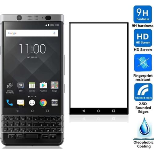 ShuiCaoRen For Blackberry Keyone Tempered Glass 9H 3D Full Screen Cover Explosion-proof Screen Protector Film For KEYone
