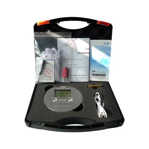 UV Energy Meter Ultraviolet Integrator Radiometer LS128 Linshang Energy Power Temperature Time Measurement For 395nm UV LED