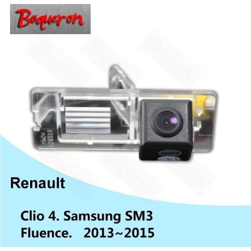 BOQUERON for Renault Clio 4 Samsung SM3 Fluence 2013 2014 2015 SONY Waterproof CCD Car Camera Reversing Reverse rear view camera