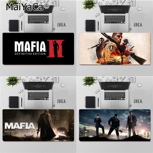 MaiYaCa High Quality Mafia Definitive Edition Large Mouse pad PC Computer mat Free Shipping Large Mouse Pad Keyboards Mat