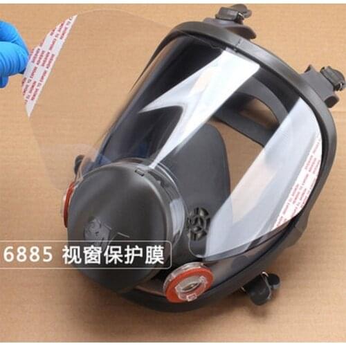 Protective Scratch Resistant Film For 3M 6800 Gas Mask Respirator Full Face Window Screen Protector Painting Spraying Mask cover