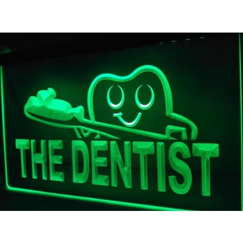 LK713- Dentist Toothbrush Hospital NEW LED Neon Light Sign home decor crafts