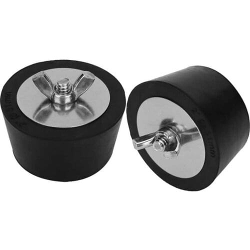 2PCS 2in Rubber Expansion Winterizing Plug for Swimming Pool Spa Pipework Winter Fittings Expansion Plugs