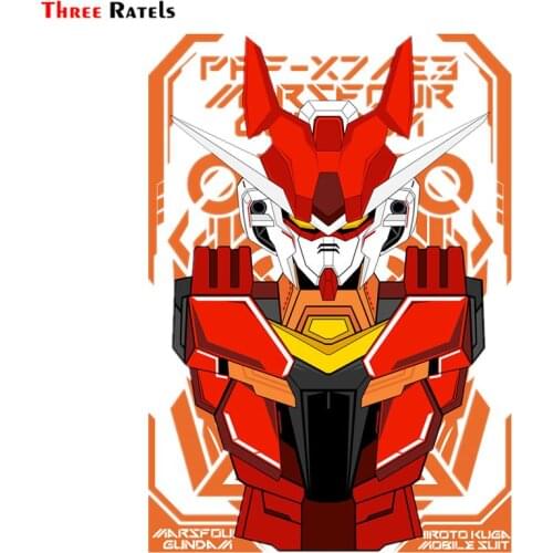 Three Ratels FC470 Marsfour Gundam Cartoon 3D Stickers For Car Anime Motorcycle Decal