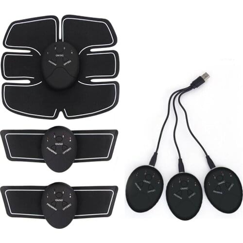 4 Types Agdoad EMS Wireless Muscle Stimulator Abdominal Toning Belt Muscle Toner Body Muscle Fitness Trainer For Abdomen Arm Leg