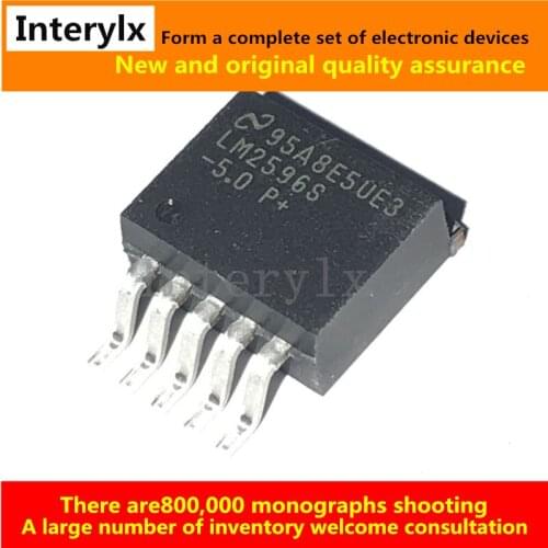 5PCS LM2596S-5.0 LM2596S-3.3 LM2596S-12 LM2596S-ADJ LM2596SX TO-263 Switching Voltage Stabilizer