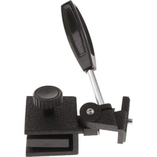 Car Window Mount Clamp with 1/4 Inch Threaded Screw for Cameras, Binoculars Black