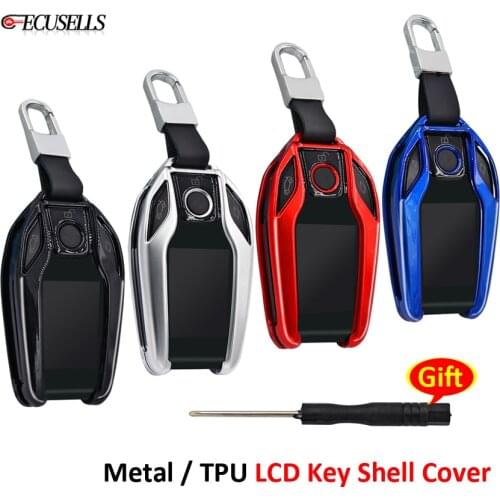 LCD Screen Car Key Cover CF400 CF500 Special Metal / TPU Key Case Key Chain Car Key Shell Protective Shell For LCD Display Key