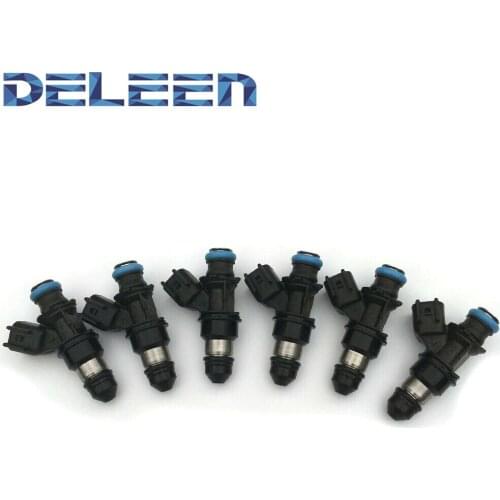 Deleen 6x High impedance Fuel Injector 12568155 / FJ649 For Chevrolet Car Accessories