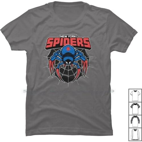Ny Spiders T Shirt 100% Cotton New York Spiders Spider York Pi Ny