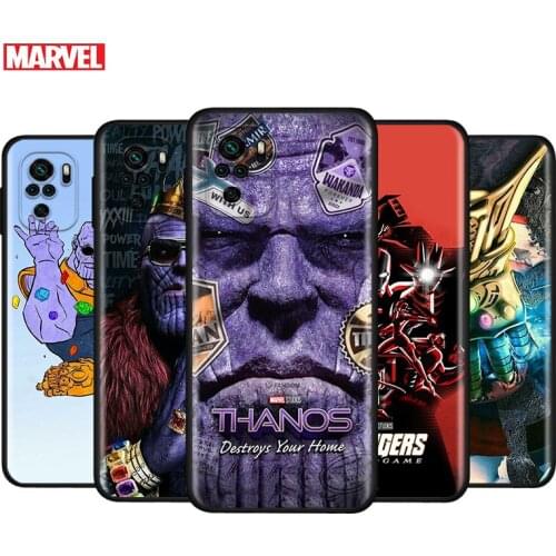 Marvel Thanos Infinity Gauntlet For Xiaomi Redmi Note 10S 10 9 9S 9T 8T 8 7 6 5 Pro Max 5A 4X 4 5G Soft Silicone Phone Case