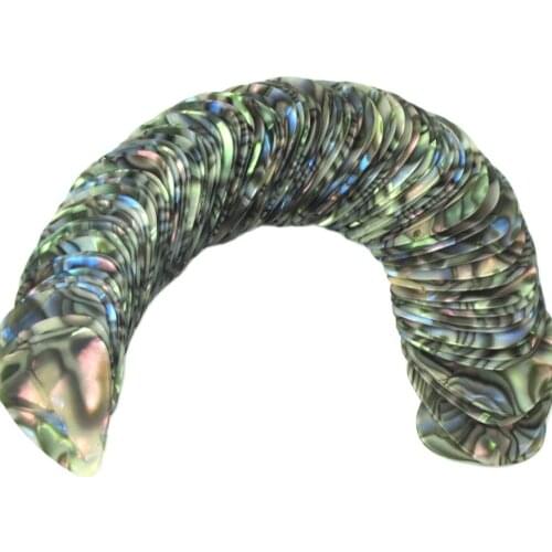 Lots of 100pcs New Medium 0.71mm Blank Guitar Picks Plectrums Abalone Seashell