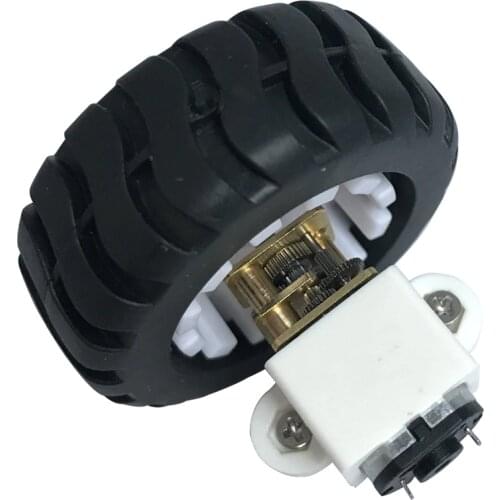 N20 Electric Mini Micro DC Geared Motors 3V 6V 12V Low Speed 15-600RPM In DC Motor With Mounting Bracket Wheel Tire For DIY Toys