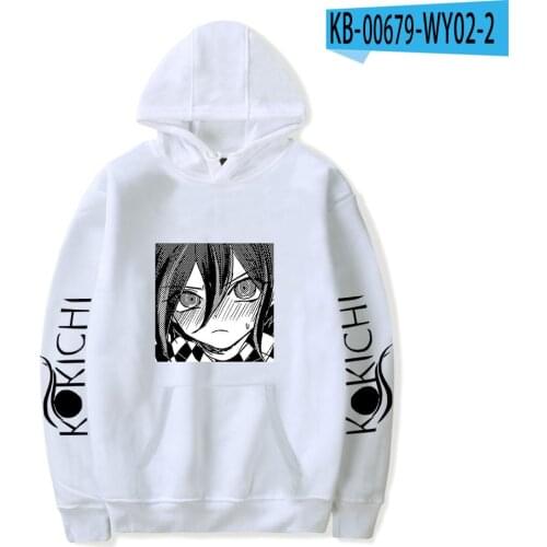 New Kokichi Ouma Hoodie Sweatshirts Men Women Hip Hop Print Pullover Harajuku Autumn Winter Hooded Boys/girls Kokichi Ouma Tops
