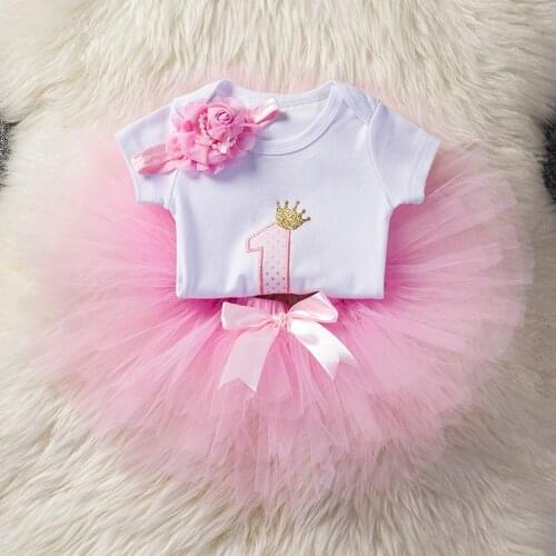 Baby Girl Clothes Dresses 12 Months Wtin Headbands Baby Girl Outfit For Party 1 Year Girl Baby Birthday Dress 1st Birthday Dress