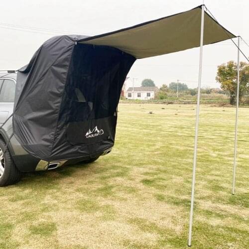 ZK30 Outdoor Car Trunk Tent Sunshade Rainproof Tailgate Shade Awning Tent for Car Self-Driving Tour Barbecue Camping
