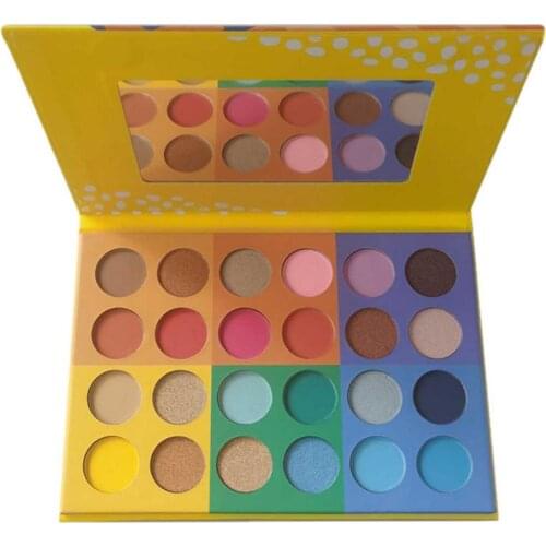 24-Color Eyeshadow Pearly Matte Easy To Color Makeup Palette Matte Shimmer Make Up Pigment Glitter Eye Shadow Pallete Cosmetics