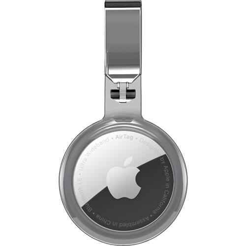 For Apple Airtags Case Transparent Protective Sleeve For Apple Locator Tracker Anti-lost Keychain Protective Clear Covers Case