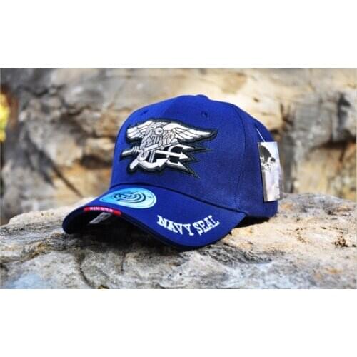 US NAVY SEAL EAGLE ANCHOR TRIDENT TACTICAL EMBROIDERED BASEBALL CAP GOLF HAT
