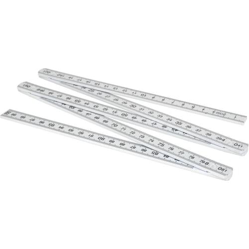 1 meter Slide Five-Parts Fold Up Rulers Folding Versatile Inside Reading Carpenters Ruler Education Meter Lightweight