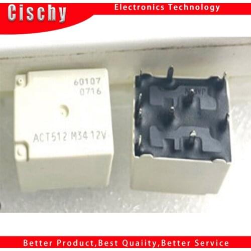 1PCS Auto Relay ACT512 12V J518 A6 Steering lock vulnerable relay 12VDC DIP10