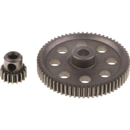 11184 Steel Metal Main Gear Motor Pinion Gears 17T/64T for 1:10 RC HSP 94111 94123 94111 PRO RC Truck