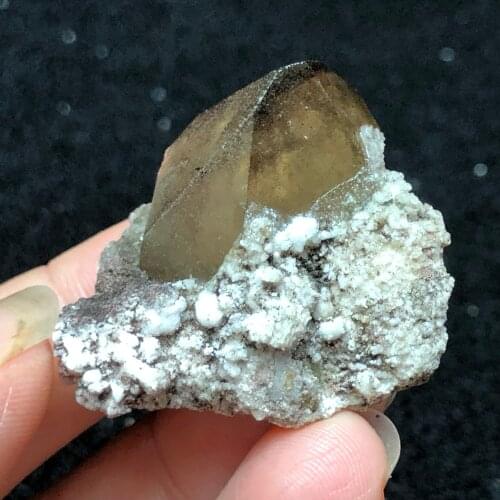 16.3gNatural stone tea crystal cluster mineral specimen healing energy ring vein teaching crystal stone home decoration