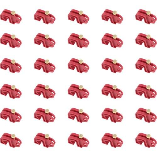 30 PCS Heavy Duty Red Universal Circuit Breaker Lockout with Screw, Safe