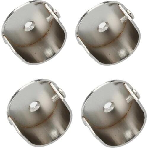 4x Recess Bracket Curtain Rail Support Curtain Pole Bracket Wall Mount Suit 28mm Metal or Wooden Curtain Poles