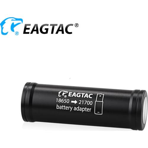 EAGTAC 18650 Change To 21700 Converter Adapter For TX3V T25V G3V S25V LED Flashlight SKU4633