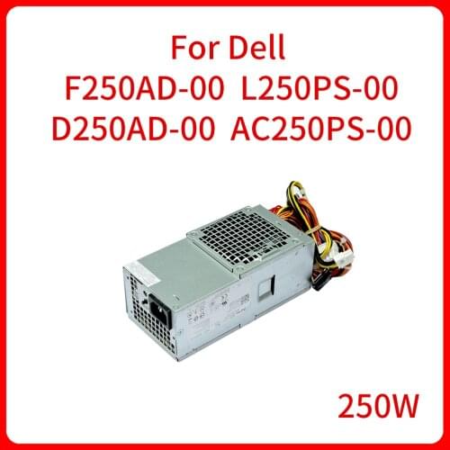 Power Supply 250W F250AD-00 L250PS-00 D250AD-00 AC250PS-00 For Dell OptiPlex 390 790 990 3010 7010 9010 DT Computer 24pin 4pin