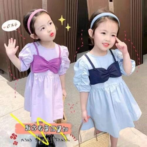 Mihkalev children dresses For Kids Clothes Girls Cotton Ruffles Princess Dresses Baby Girl Summer Tutu Dress Svestidos de verano