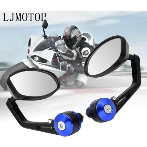 For Honda Goldwing 1800 GL1800 ABS F6B honda silver wing 600 7/8" 22mm Motorcycle Mirror Handle Bar End Rearview Side Mirror