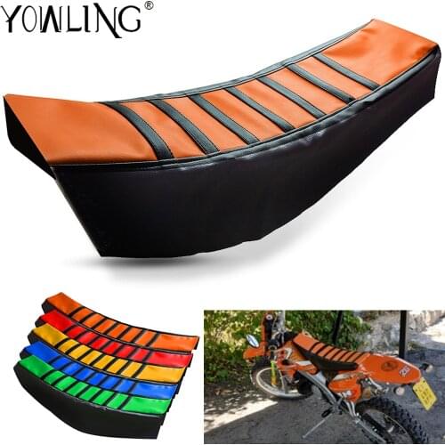 For XC SX EXC SX-F 65 85 105 125 144 150 200 250 300 450 500 530 Rubber Striped Motorcycle Soft-Grip Gripper Soft Seat Cover