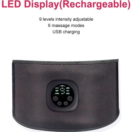 Eletric Muscle Stimulator Abdominal Body Slimming Belt Waist Band Smart Abs Trainer Fitness Lose Weight Fat Burn Emagrecer