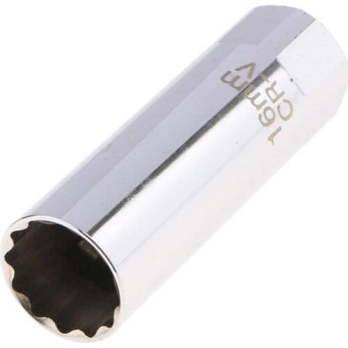 Wrench Spark Plug Socket Thin Wall Removal 16mm Remover Tool 12 Points Remover Wrench MINI Spark Plug Socket 3/8" Drive for BMW
