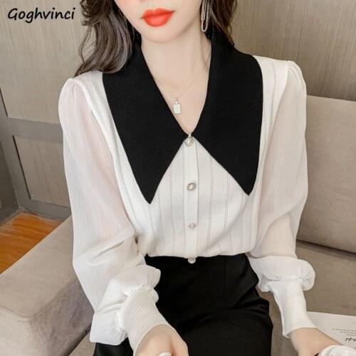 Женские трикотажные рубашки Goghvinci China At AliExpress