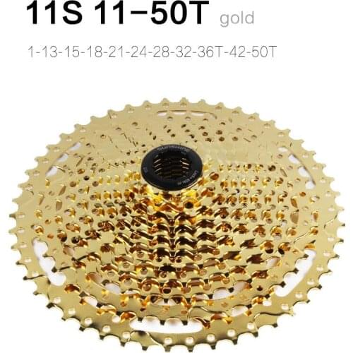MTB Mountain Bike Freewheel 11speed 11-50T Bicycle Wheel Cassette Gold silver Climbing Flywheel bike parts