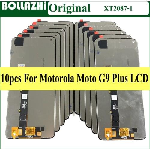 Wholesale 10 Piece/lot For Motorola Moto G9 Plus Display Original LCD XT2087 XT2087-1 With Touch Screen Digitizer Assembly 6.81"
