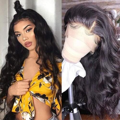 Peruvian Body Wave Lace Front Wig 4x4 Body Wave Lace Closure Wigs For Women Human Hair Wigs 13x4 Lace Frontal Wigs Pre Plucked
