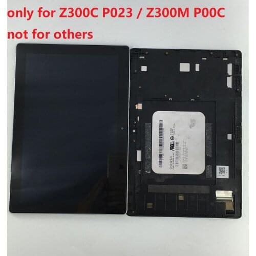 Used parts 10.1" LCD Display Monitor Touch Screen Digitizer Assembly with frame For Asus ZenPad 10 Z300M P00C Z300C P023