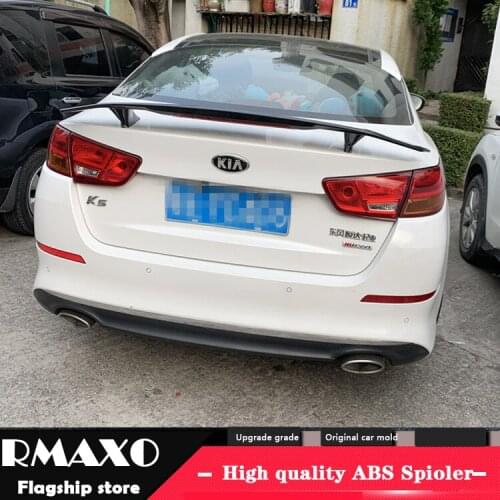 For KIA K5 OPTIMA Spoiler 2011-2016 OPTIMA High Quality ABS Material Car Rear Wing Primer Color Rear Spoiler