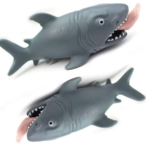 Eat People Shark Decompression Vent Squeeze Toys - Picture Color