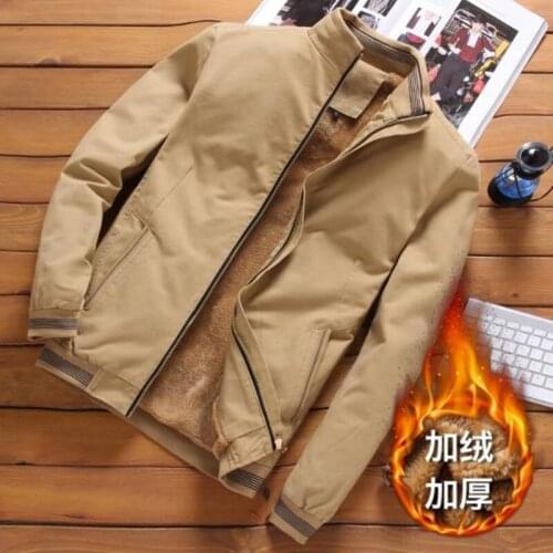 Thick Fleece Jacekt Men Keep Warm Autumn Military Jackets Stand Collar Battle Tactics Jackets & Coats